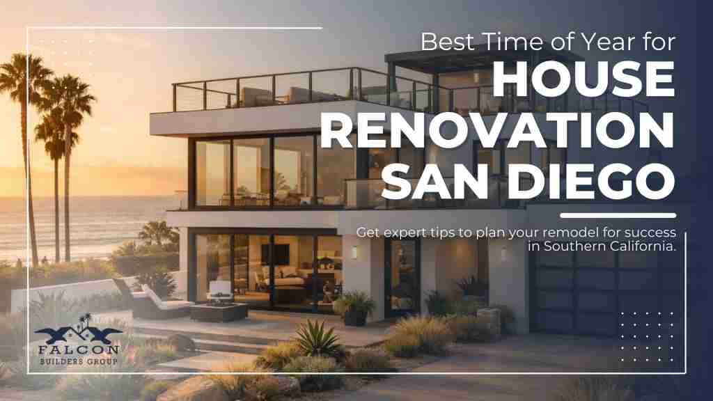 Luxury beachfront home showcasing house renovation in San Diego, CA