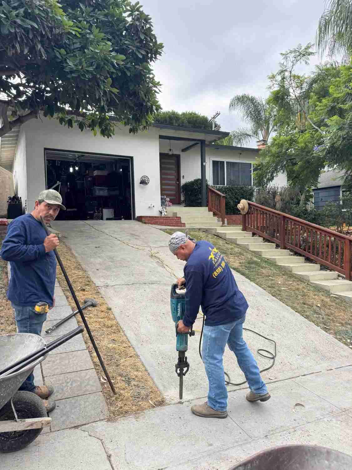 Concrete Construction Services Madison Ave, San Diego, CA