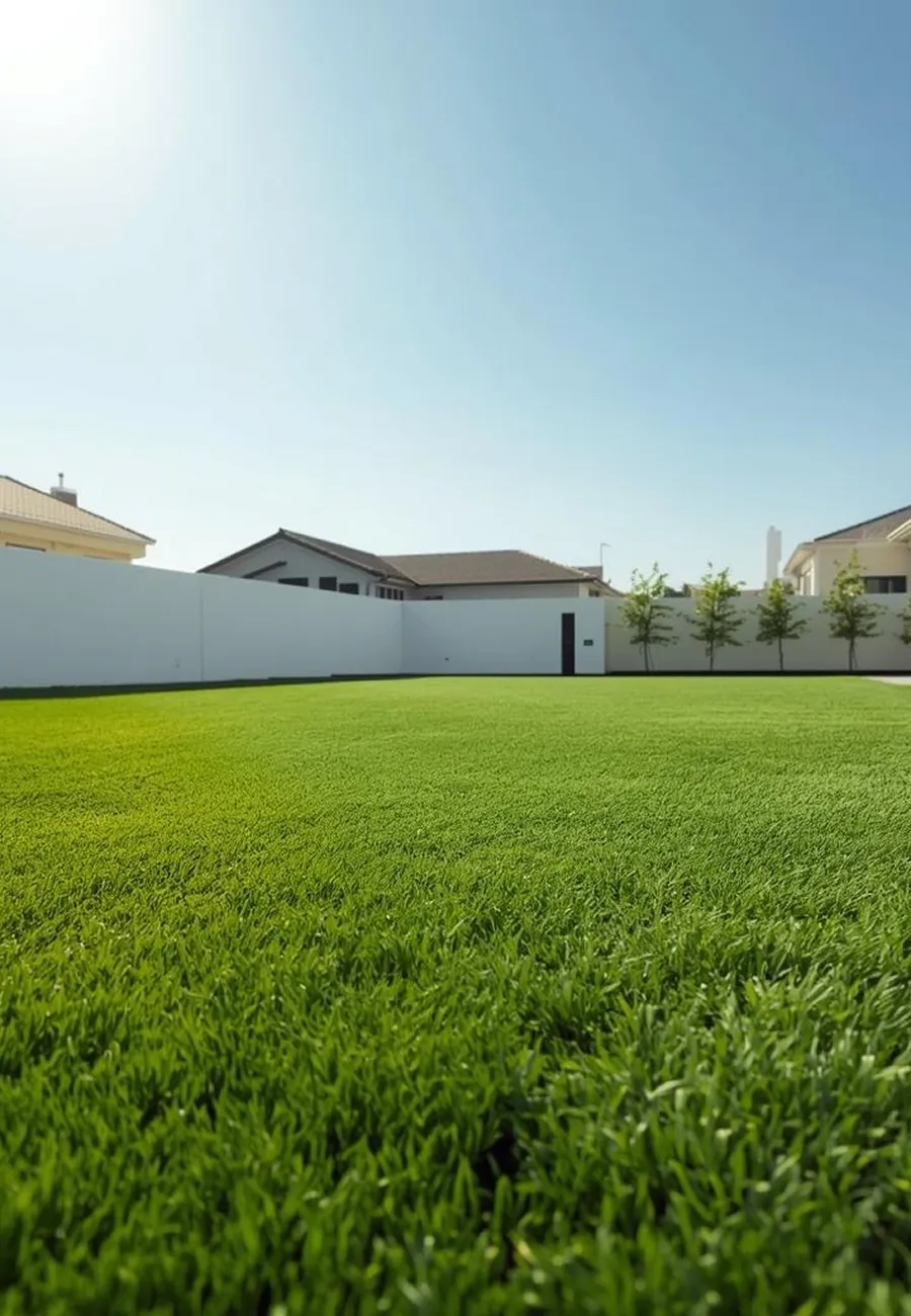 Low maintenance artificial grass installation