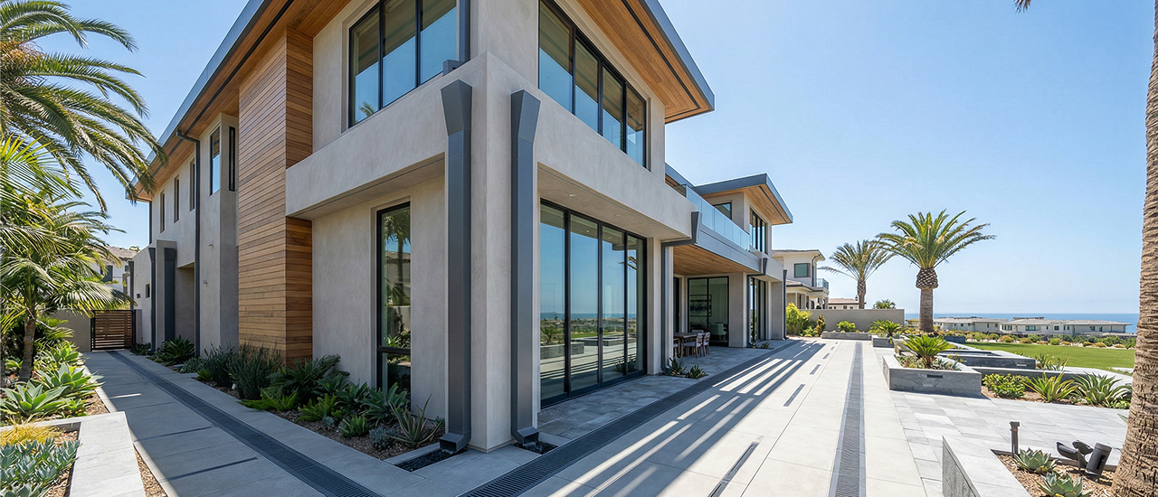 Corrosion-resistant aluminum and coated steel gutter materials