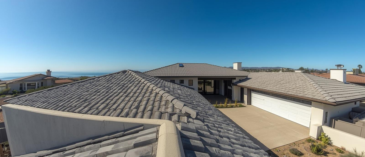 Durable concrete tile roofing available in various styles and colors