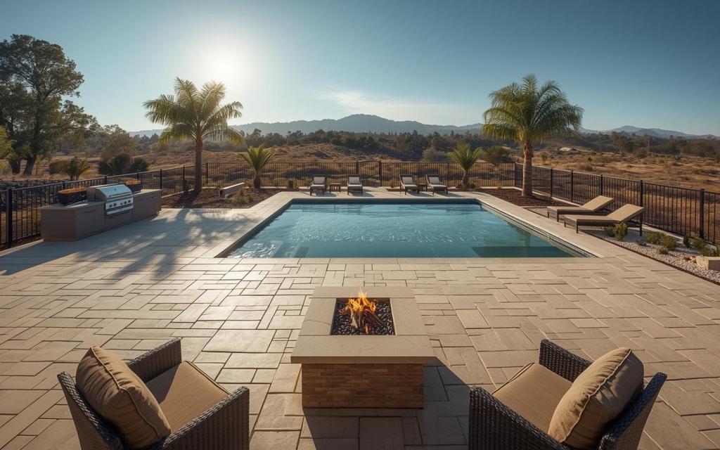 Beautifully remodeled San Diego backyard living space