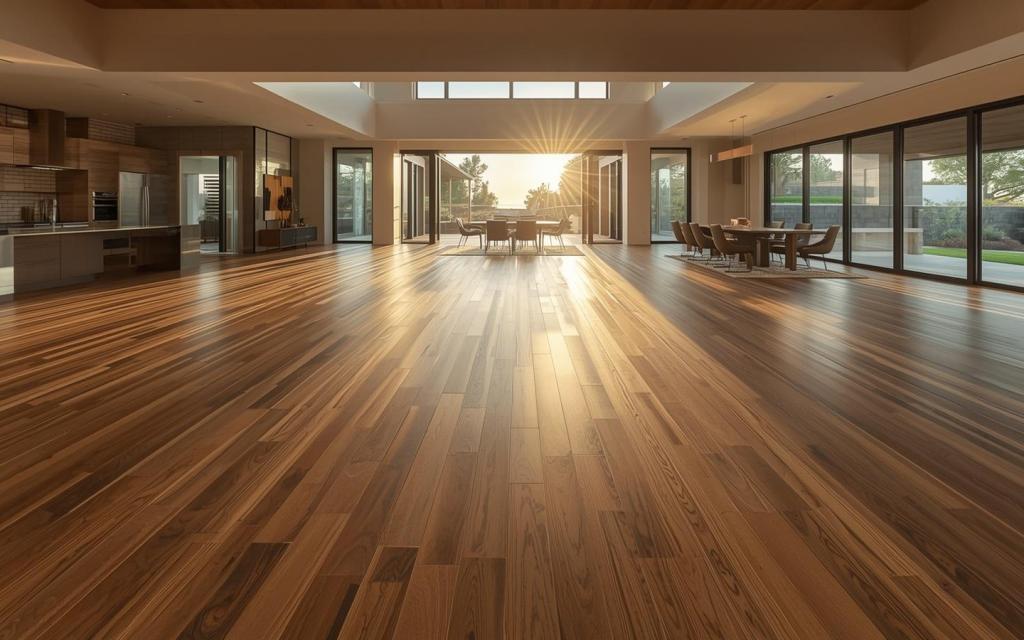 Modern open-concept living space