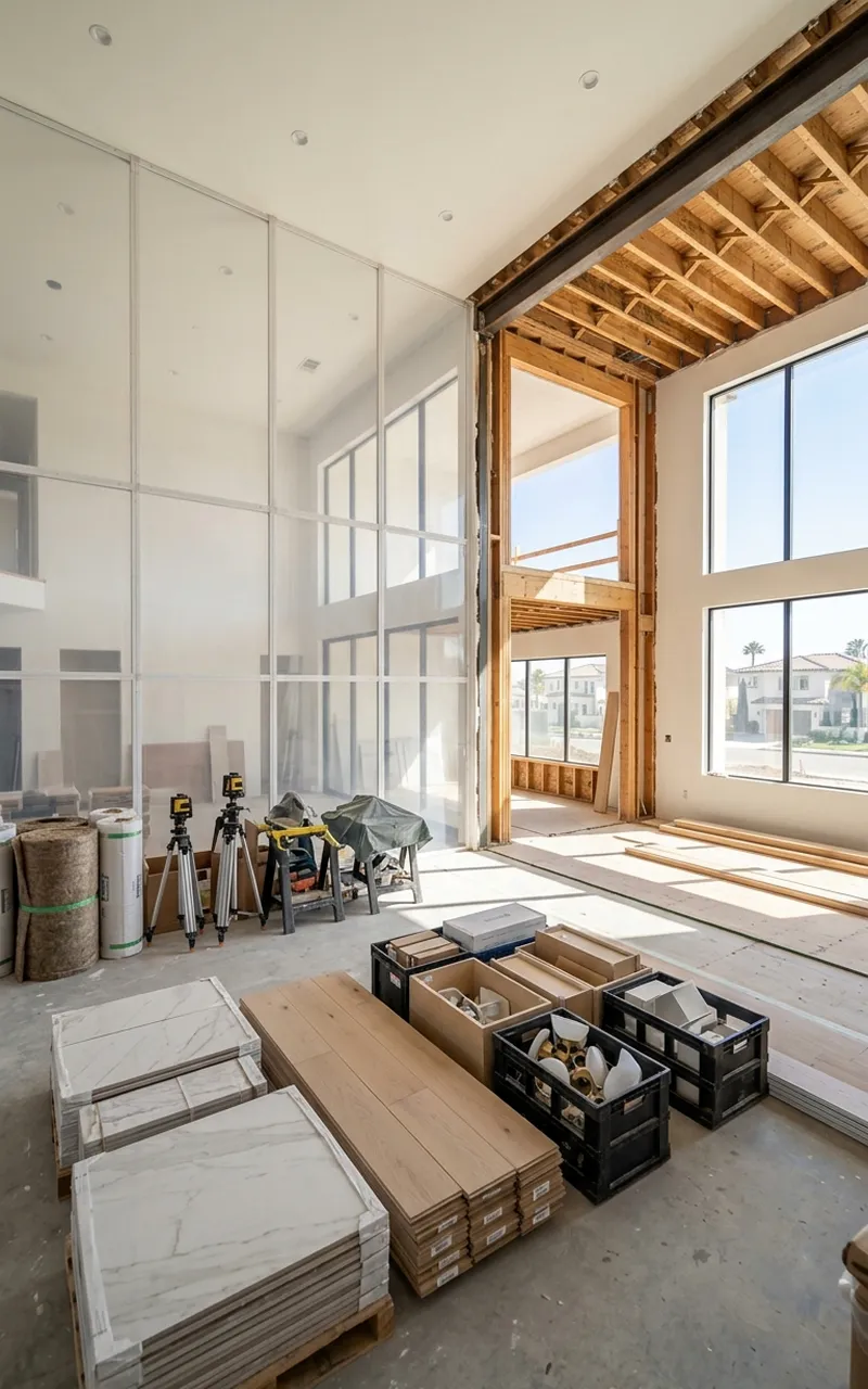 Clean construction site
