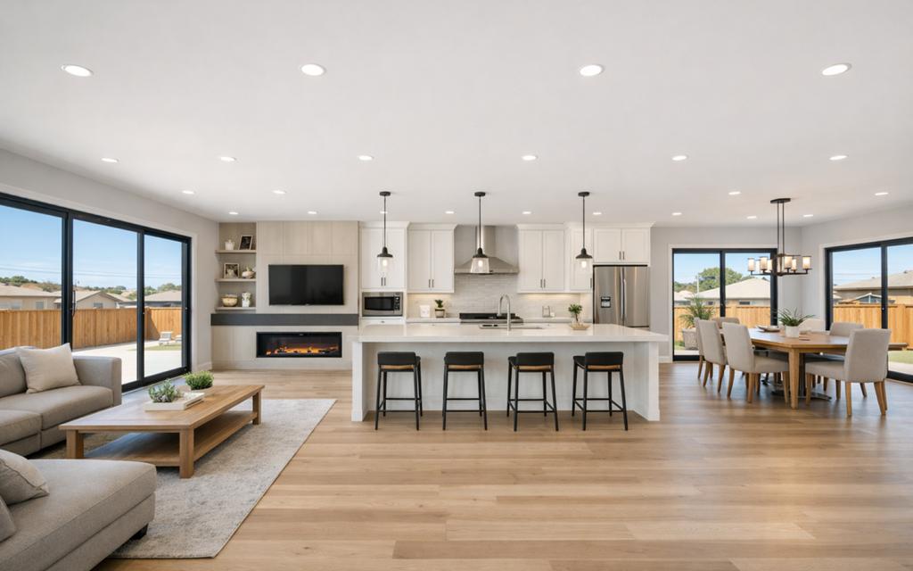 Beautifully remodeled San Diego backyard living space