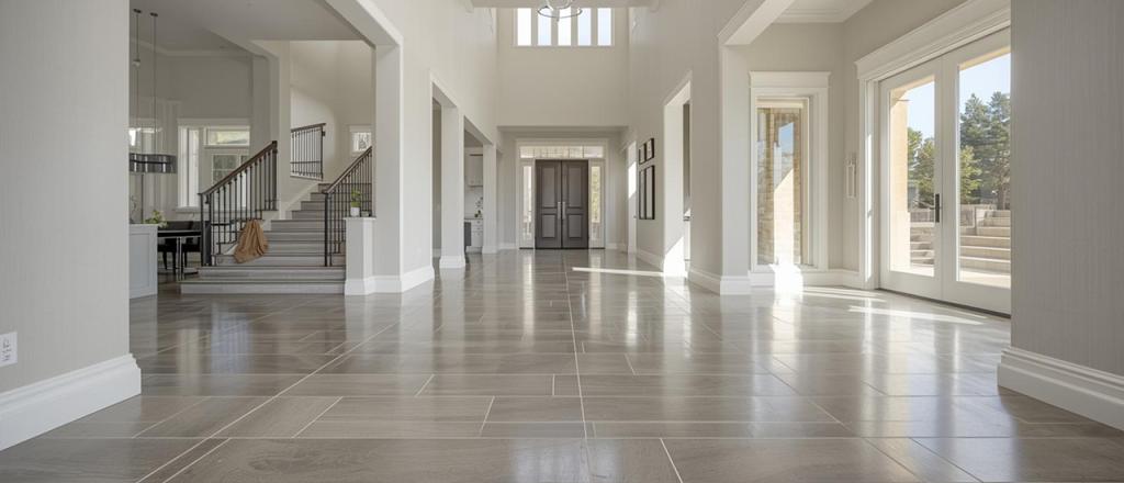 Modern tile flooring for bathrooms and kitchens