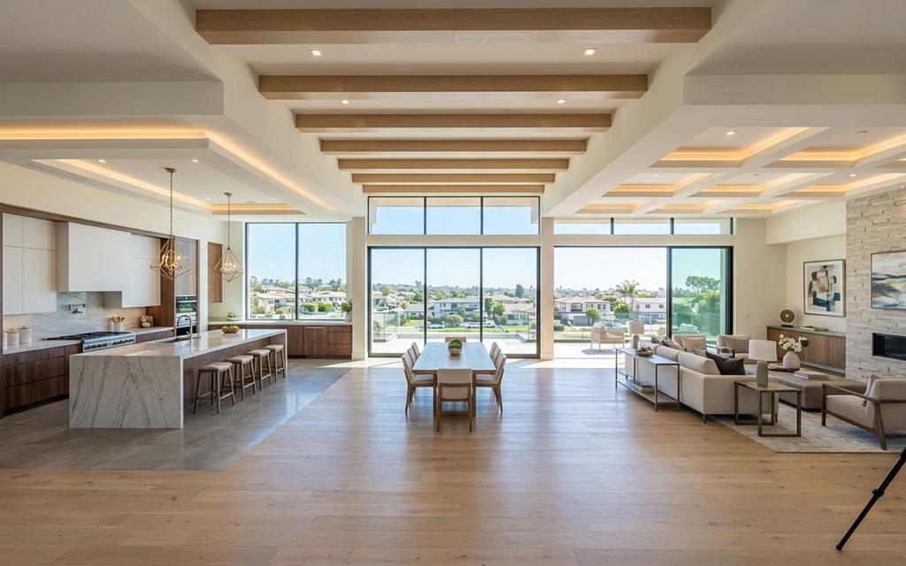 Beautifully remodeled San Diego backyard living space