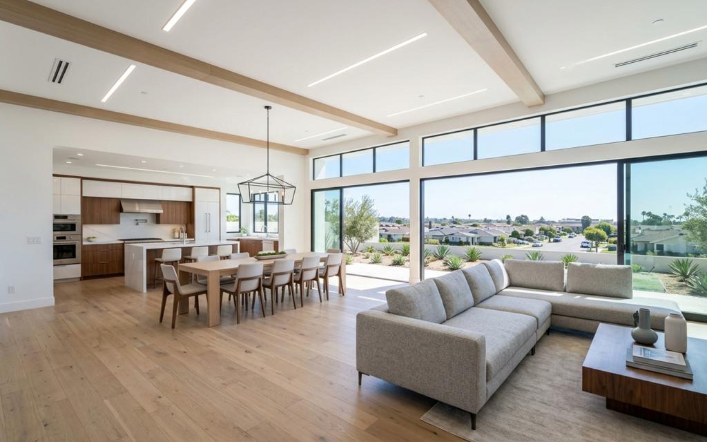 Beautifully remodeled San Diego backyard living space