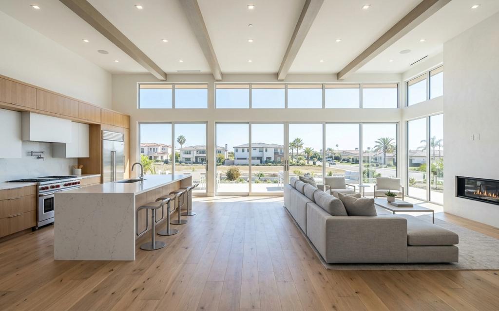 Beautifully remodeled San Diego backyard living space